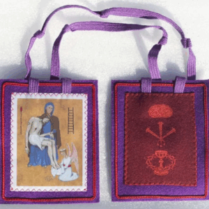 Purple Scapular of Blessing and Protection